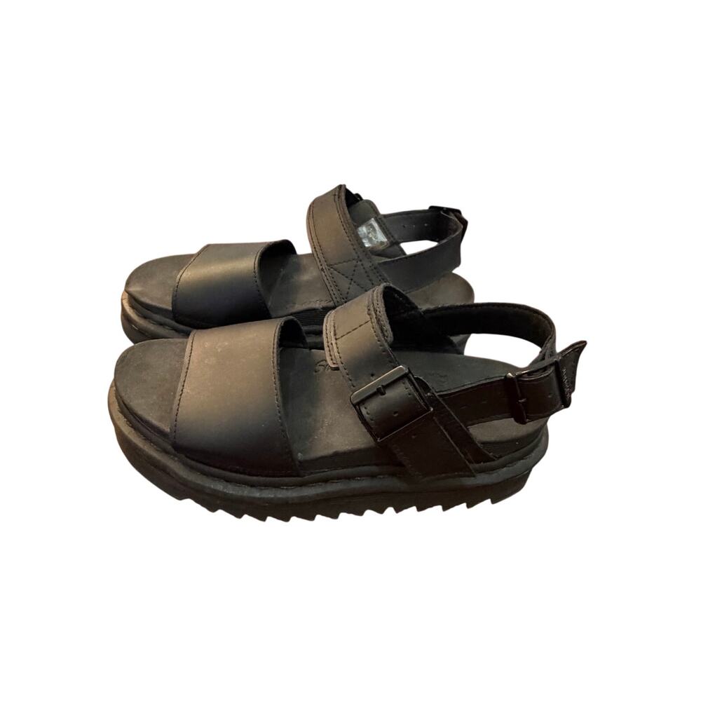 EUC Dr. Martens Doc Voss Chunky Platform sandals leather matte Gladiator sz 6